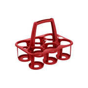 Tontarelli Porta Bottiglie Cover Line Cestello 6 Posti Rosso