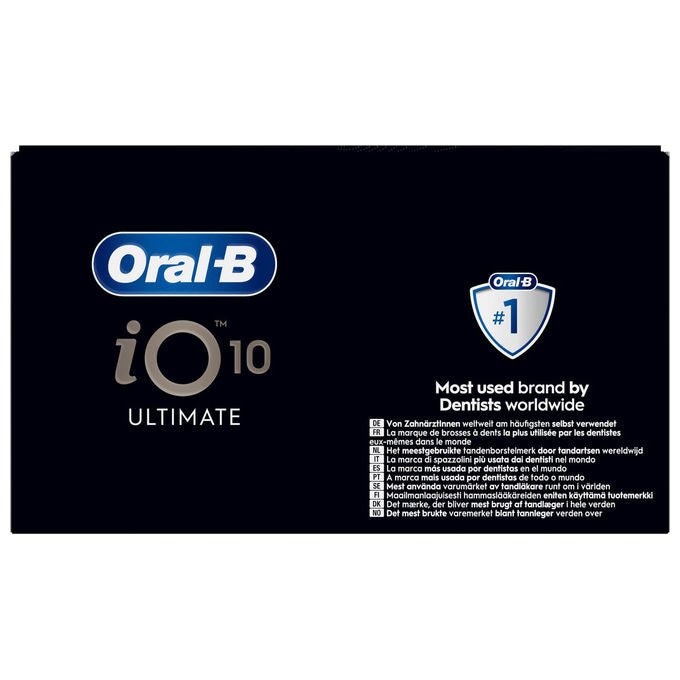 Oral-B 80857438 iO 10 Spazzolino elettrico con display interattivo 10 modalita' autonomia 14 giorni colore Lunar Gold