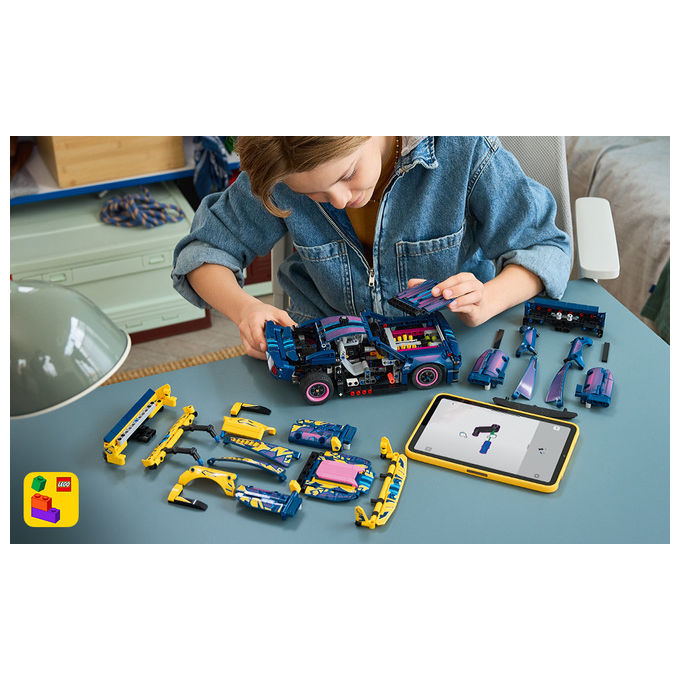 Lego 42236 Auto Ford Mustang GT Custom Garage Giocattolo con Motore V8 Sterzo HOG Parti Intercambiabili da 10+ colore Multicolore