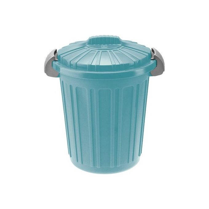 Tontarelli Bidoncino Aurora Teo con Coperchio Doppia Clip Bianco