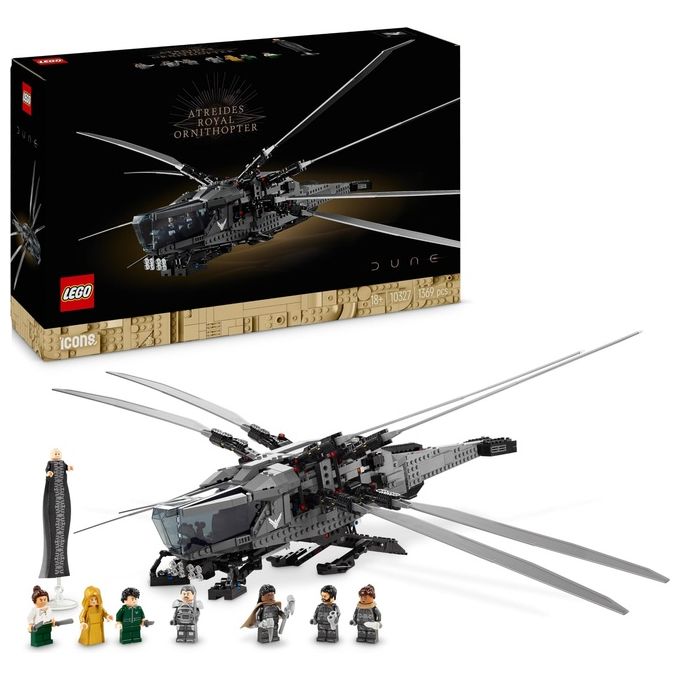 LEGO Icons 10327 Dune Atreides Ornitottero Reale, Set per Adulti da Collezione, Idea Regalo Donna, Uomo e Amanti del Cinema