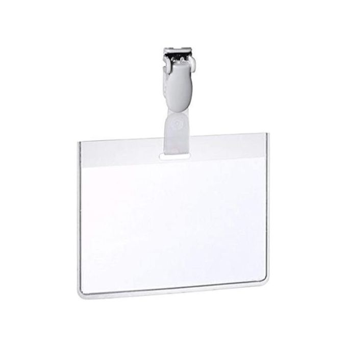 Durable Confezione 25 Portanome 6x9cm Clip in Plastica