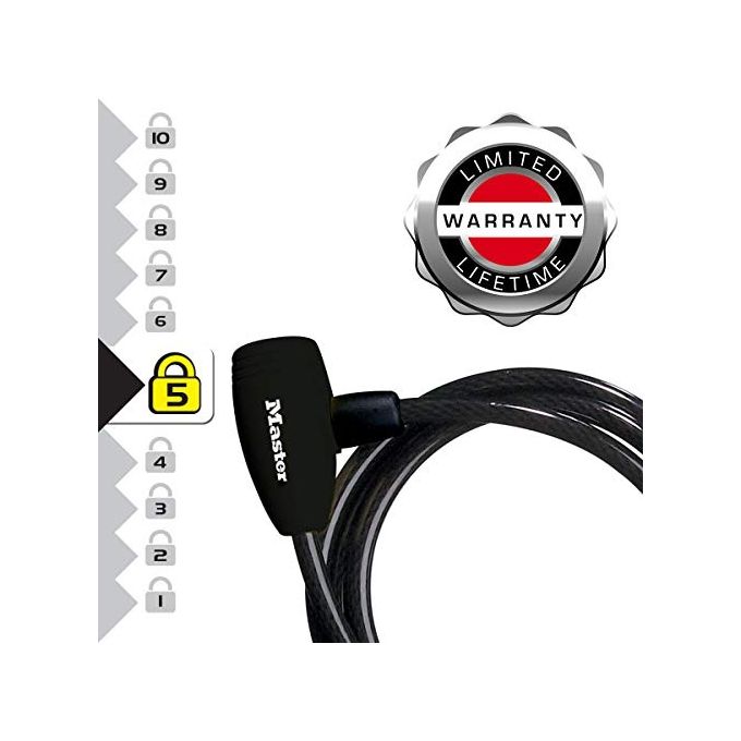 Master Lock Lucchetto per Bicicletta ad Arco