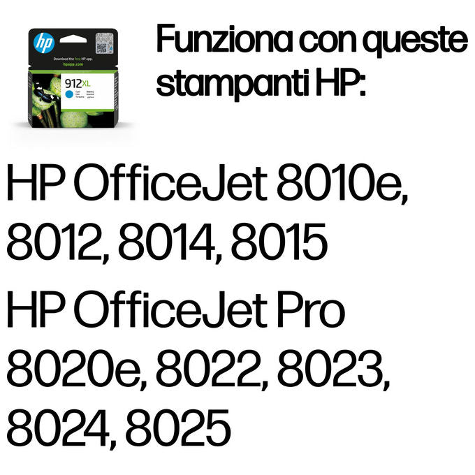 HP 3YL81AE Cartuccia di inchiostro originale ad alta capacita' 8,5 ml resa 700 pagine colore Ciano