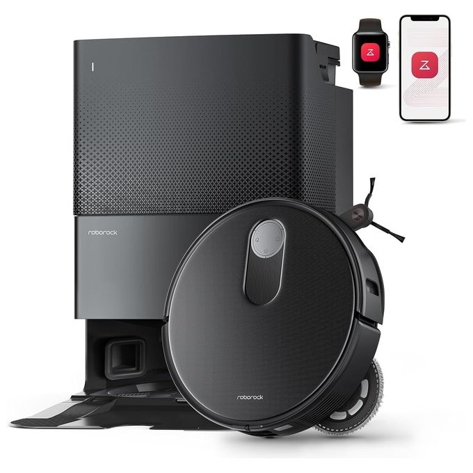Roborock Qrevo Slim Robot Robot Aspirapolvere Nero