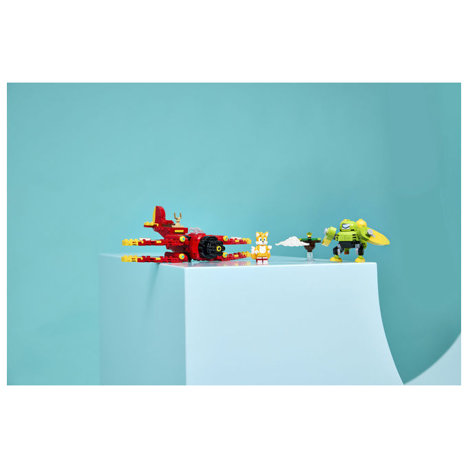 Lego 77119 Sonic the Hedgehog Set da Costruzione Tornado-1 di Tails con 2 Personaggi e Smeraldo del Caos 310 Pezzi colore Multicolore