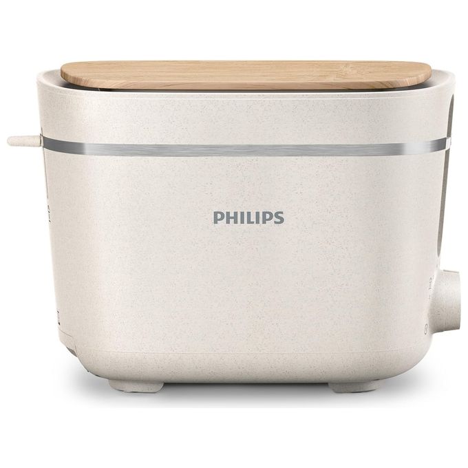 Philips HD2640-10 5000 Series Tostapane 2 Fette 830W 8 Livelli di Doratura Scaldapanini Integrato colore Bianco