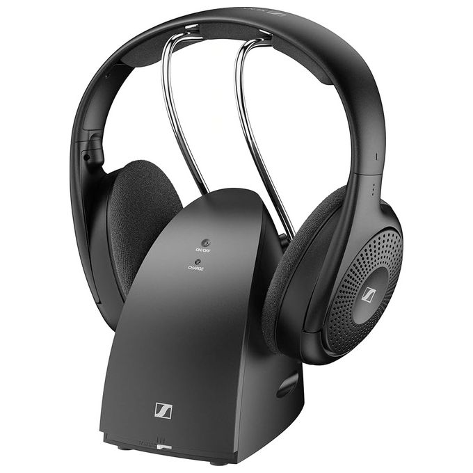 Sennheiser Cuffie Wireless RS 120W On-Ear per un Ascolto TV 3 Modalita' Audio Nero