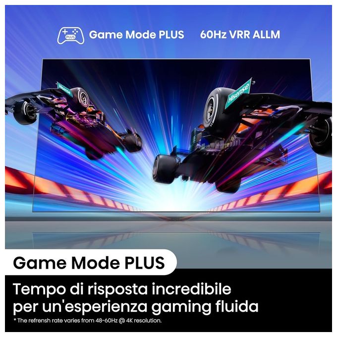 Hisense Smart TV 50 pollici 4K Ultra HD 50A69Q Nero