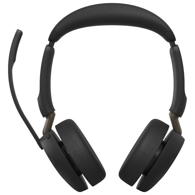 Jabra 36599-989-899 Evolve3 65 Auricolare Wireless Bluetooth USB tipo-C con Cancellazione Rumore Attiva 30 m di Portata 59 h di Autonomia colore Nero