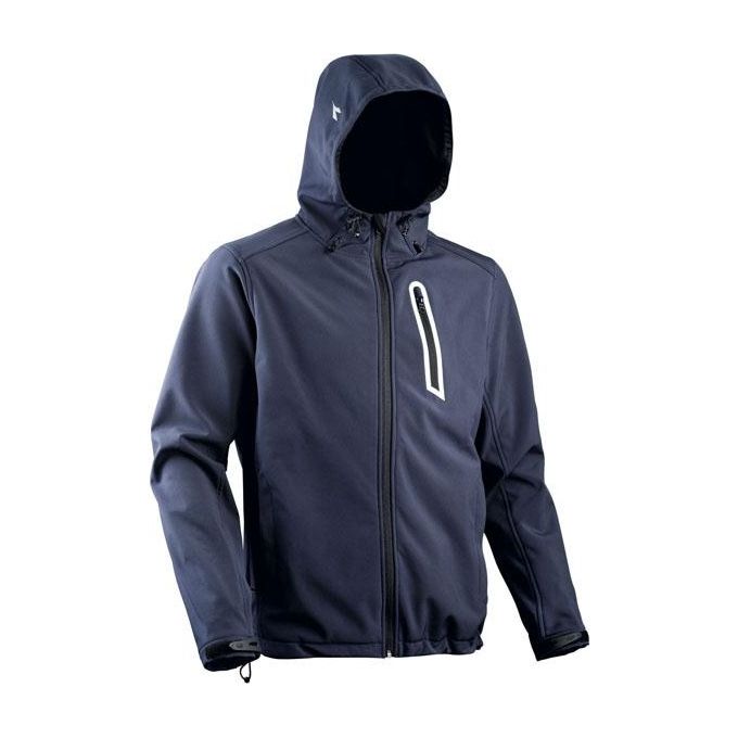 Diadora Giacca Softshell Blu Polvere L Sail