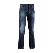 Diadora Pantalone Jeans Stretch Blu Xl Stone