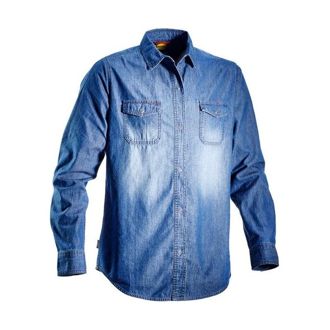 Diadora Camicia Denim Blu Washing M Shirt
