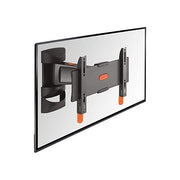 Vogels Base 25 S Supporto da Parete Serie Base per Tv a Schermo Piatto da 19'' 40'' con Rotazione Fino a 120 Gradi Nero