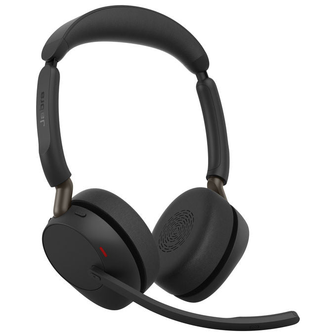 Jabra 36599-989-899 Evolve3 65 Auricolare Wireless Bluetooth USB tipo-C con Cancellazione Rumore Attiva 30 m di Portata 59 h di Autonomia colore Nero