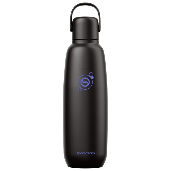 SodaStream FIZZandGO COOL Bottiglia Termica 900 ml Acciaio Inossidabile Compatibile SodaStream DUO E-DUO TERRA ART ENSO colore Nero