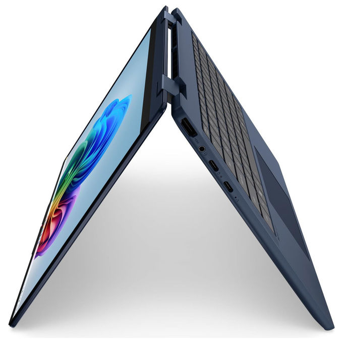 Lenovo 83UG004SIX IdeaPad 5 2-in-1 Notebook Display 14'' WUXGA Touch 1920x1200 Processore Intel Core Ultra 5 322 RAM 16 GB SSD 512 GB Grafica Integrata Windows 11 Home colore Cosmic Blue