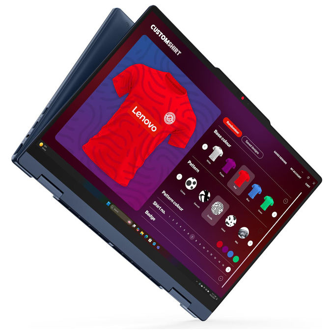 Lenovo 83UG004SIX IdeaPad 5 2-in-1 Notebook Display 14'' WUXGA Touch 1920x1200 Processore Intel Core Ultra 5 322 RAM 16 GB SSD 512 GB Grafica Integrata Windows 11 Home colore Cosmic Blue