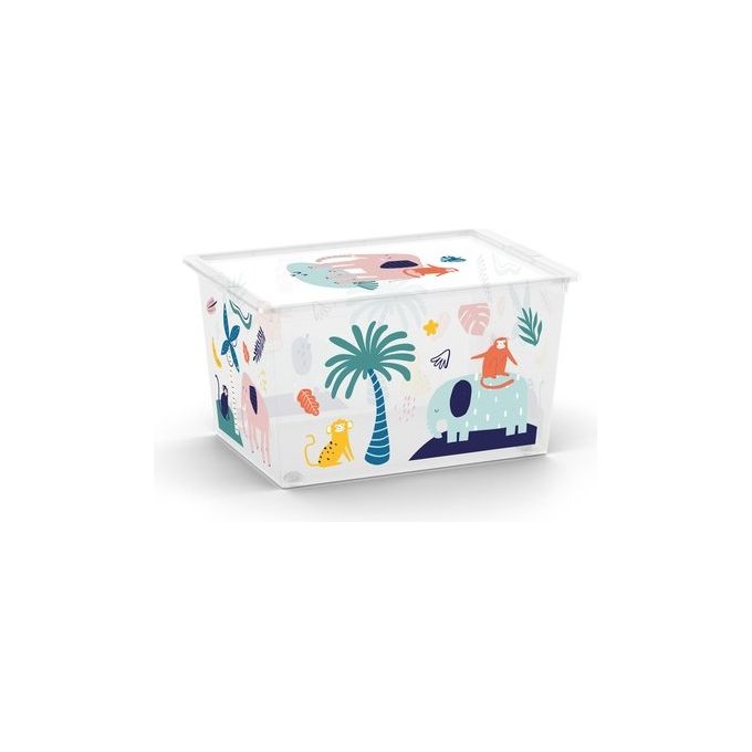 Keter Scatola Salvaspazio Box Style con Ruote wild Animals con Ruote