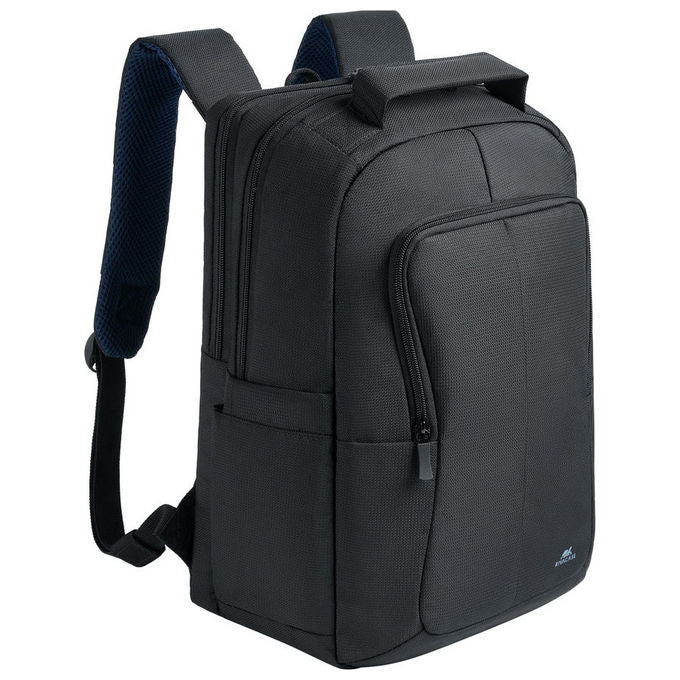 Rivacase 8425BK Tegel Zaino per Laptop fino a 16'' Scomparto Tablet Tasche Multiple Materiale Ecologico Poliestere RPET colore Nero