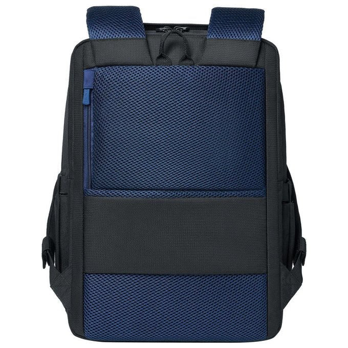 Rivacase 8425BK Tegel Zaino per Laptop fino a 16'' Scomparto Tablet Tasche Multiple Materiale Ecologico Poliestere RPET colore Nero