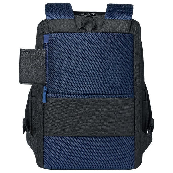 Rivacase 8425BK Tegel Zaino per Laptop fino a 16'' Scomparto Tablet Tasche Multiple Materiale Ecologico Poliestere RPET colore Nero