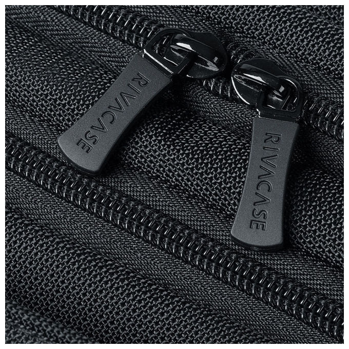 Rivacase 8425BK Tegel Zaino per Laptop fino a 16'' Scomparto Tablet Tasche Multiple Materiale Ecologico Poliestere RPET colore Nero