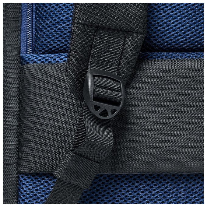 Rivacase 8425BK Tegel Zaino per Laptop fino a 16'' Scomparto Tablet Tasche Multiple Materiale Ecologico Poliestere RPET colore Nero