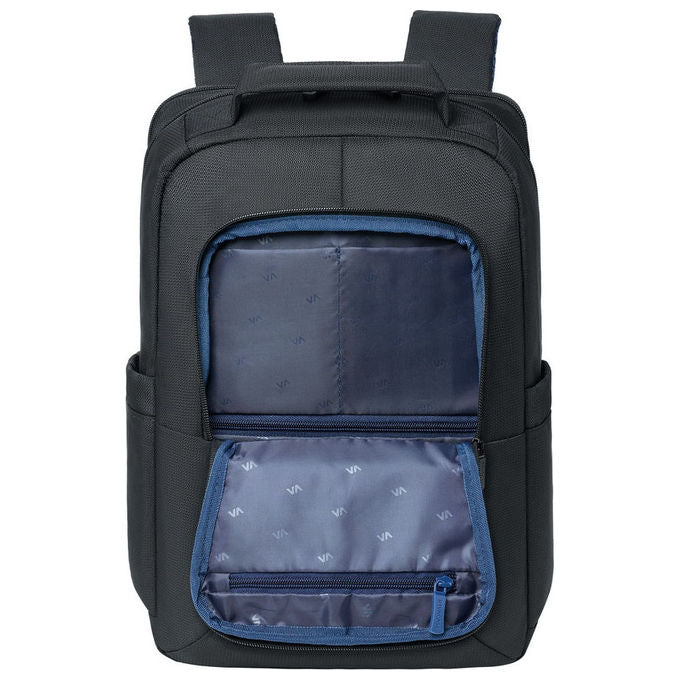 Rivacase 8425BK Tegel Zaino per Laptop fino a 16'' Scomparto Tablet Tasche Multiple Materiale Ecologico Poliestere RPET colore Nero