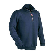Issa Felpa Zip Corta Blu S Verena