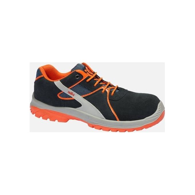 Issa Station Scarpe Da Lavoro Basse S1P Metal Free Misura 45 Nero-Arancio