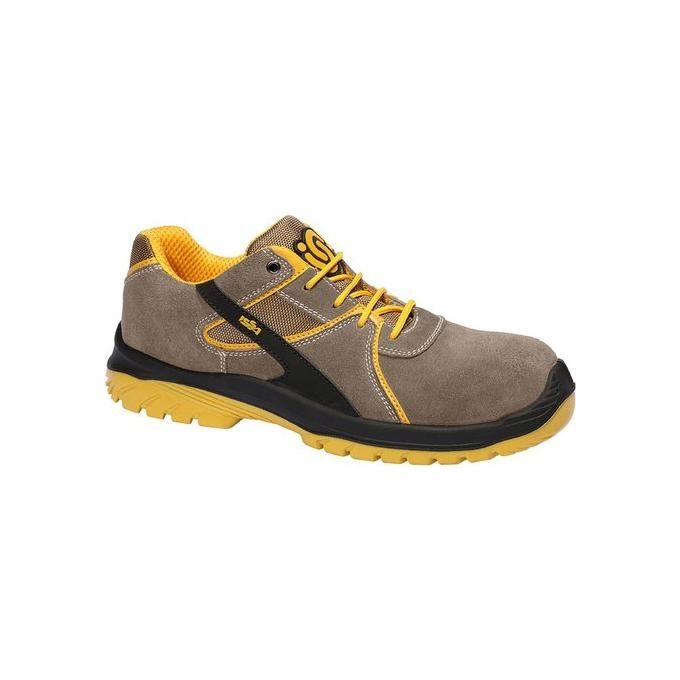 Issa Paddle Scarpe Da Lavoro Bassa S1P Metal Free Misura 41 Beige - Giallo