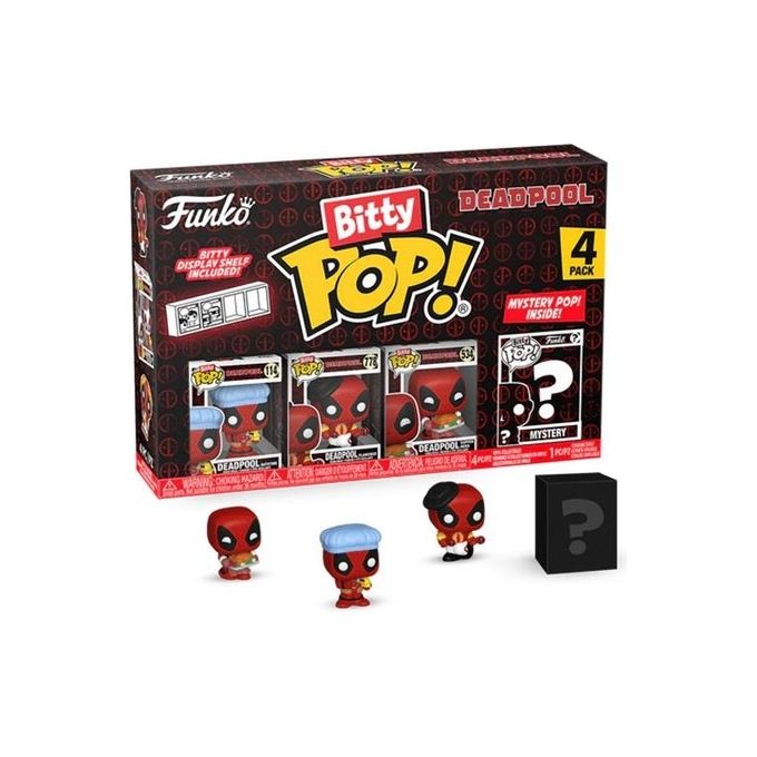 Funko Pop! Bitty Pop 4 Pack Deadpool Bathtime