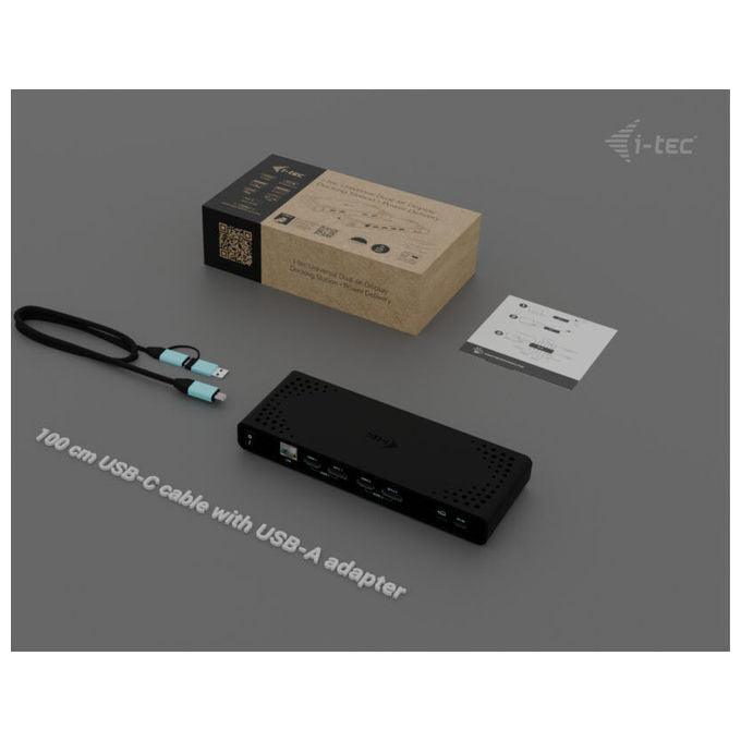 I-tec Docking Station Universale Dual 4K con Power Delivery 85W