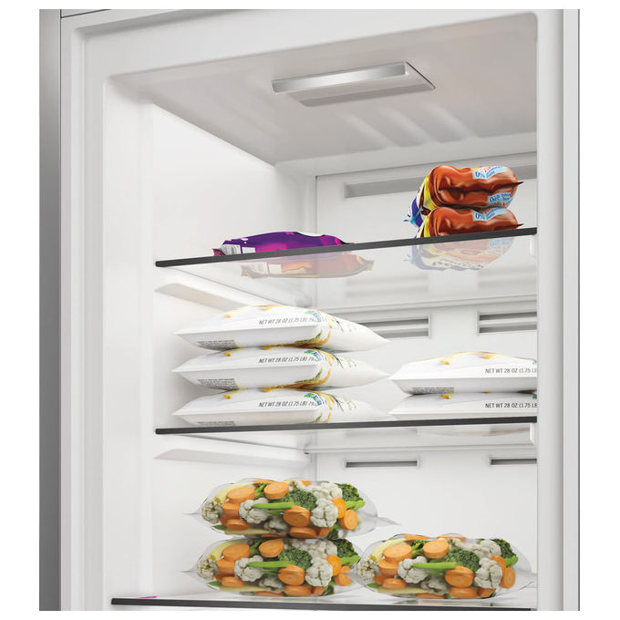 Whirlpool WHMFF6312XP4 Congelatore Verticale 286 L 186.5 cm Classe E 34 dB No Frost Porte Reversibili (59.7x70.9x186.5 cm) colore Acciaio inox