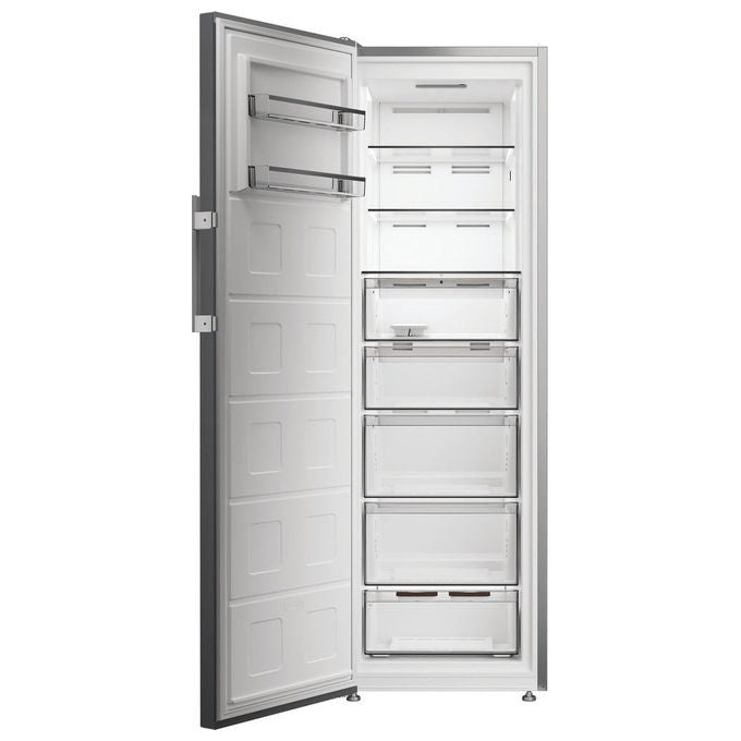 Whirlpool WHMFF6312XP4 Congelatore Verticale 286 L 186.5 cm Classe E 34 dB No Frost Porte Reversibili (59.7x70.9x186.5 cm) colore Acciaio inox