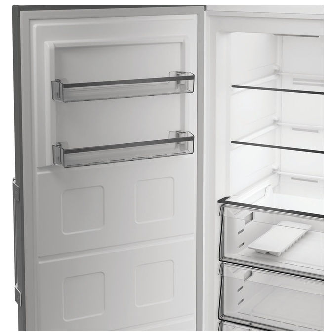 Whirlpool WHMFF6312XP4 Congelatore Verticale 286 L 186.5 cm Classe E 34 dB No Frost Porte Reversibili (59.7x70.9x186.5 cm) colore Acciaio inox
