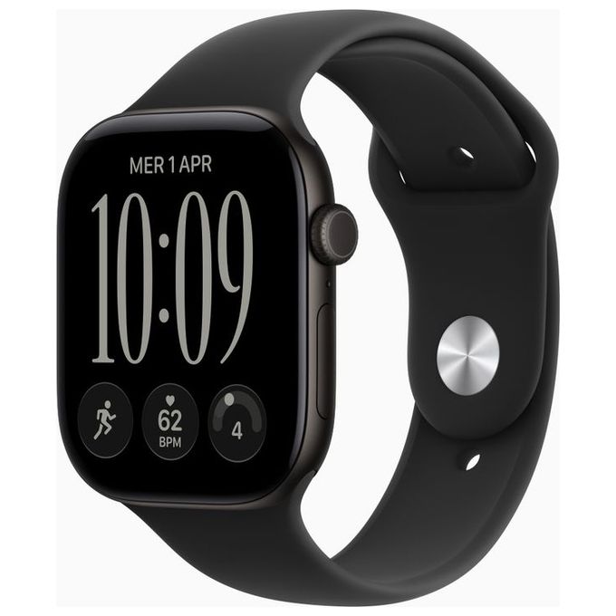 Apple MJGQ4QL-A Apple Watch Series 12 Smartwatch 46 mm GPS + Cellular colore Nero