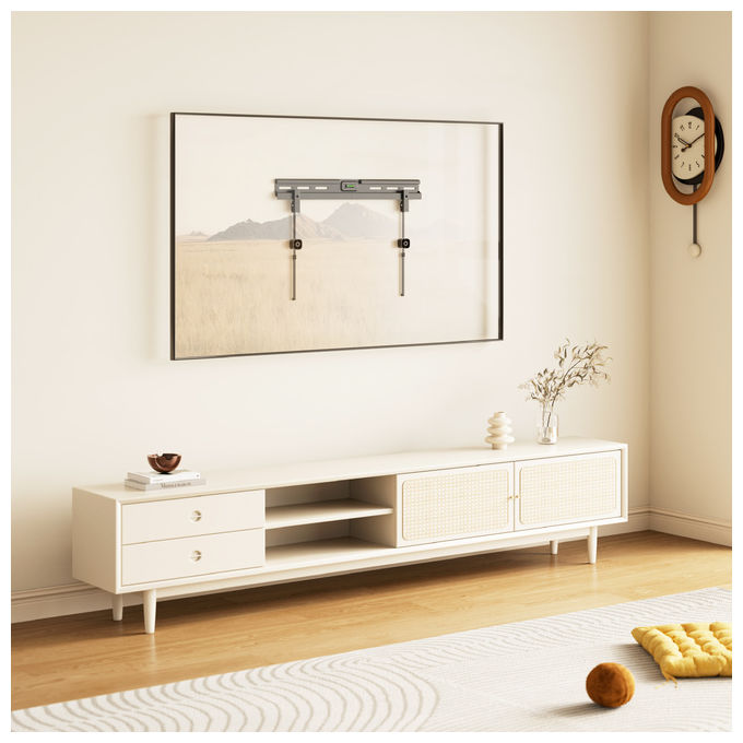 Equip 650364 Supporto TV a parete 37'' a 86'' 60 Kg Compatibilita' 200x200 600x400 mm colore Nero