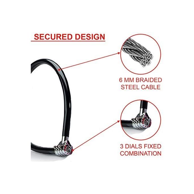 Master Lock 8631 Fixed Combination Cable Lock