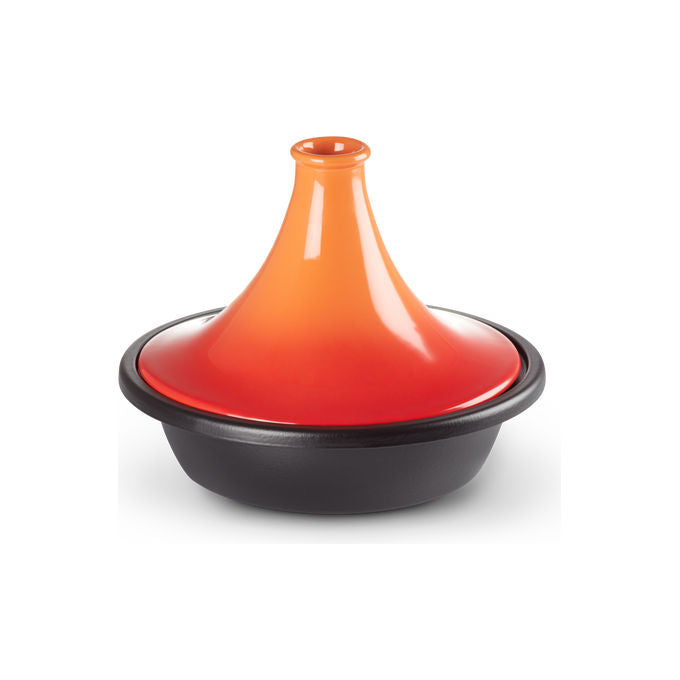 Le Creuset 25138310900422 Tajine in Ghisa Vetrificata Diametro 31 cm Capacita' 3,7 L colore Arancio