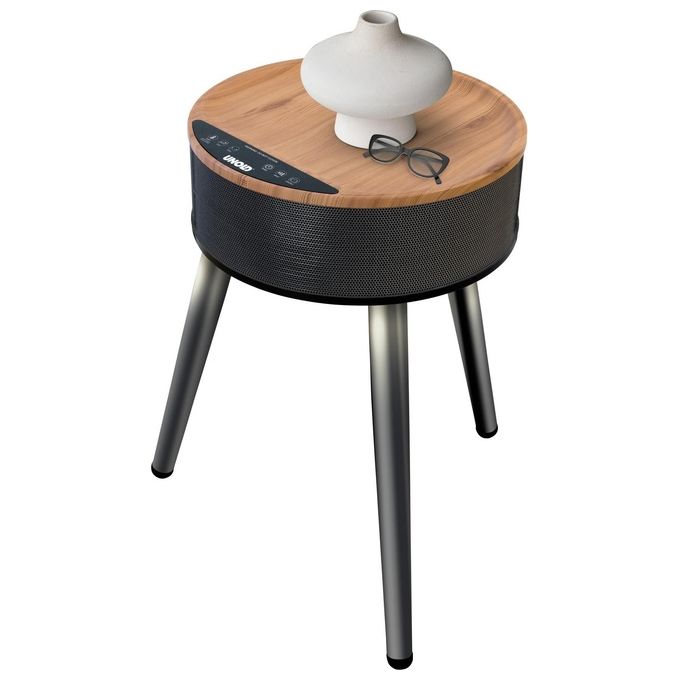 Unold 86545 Riscaldatore ambiente elettrico con ventilatore 2000 W Ceramica con telecomando e timer colore Nero Legno