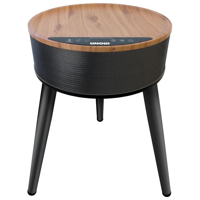 Unold 86545 Riscaldatore ambiente elettrico con ventilatore 2000 W Ceramica con telecomando e timer colore Nero Legno