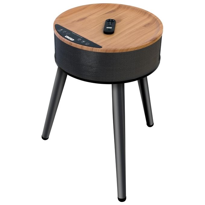 Unold 86545 Riscaldatore ambiente elettrico con ventilatore 2000 W Ceramica con telecomando e timer colore Nero Legno