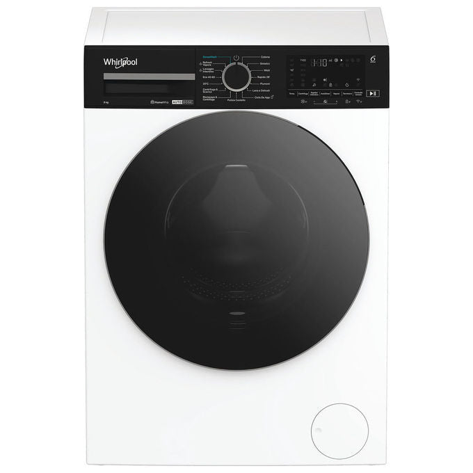 Whirlpool 869991729500 WPM 99W ADS IT Lavatrice smart connessa con WiFi 9 Kg 1400 rpm Classe A 6TH SENSE FreshCare (60x58x84.5 cm) colore Bianco