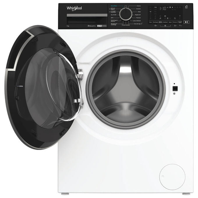 Whirlpool 869991729500 WPM 99W ADS IT Lavatrice smart connessa con WiFi 9 Kg 1400 rpm Classe A 6TH SENSE FreshCare (60x58x84.5 cm) colore Bianco