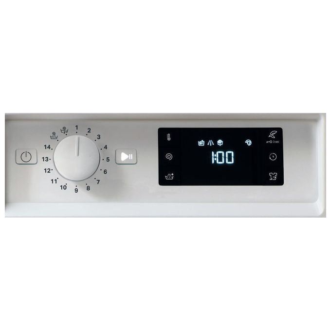 Hotpoint 869991732830 BI WMHG 8146 EU Lavatrice da incasso 8 Kg 1400 rpm Classe A Tecnologia Inverter (59.5x54.5x81.5 cm) colore Bianco