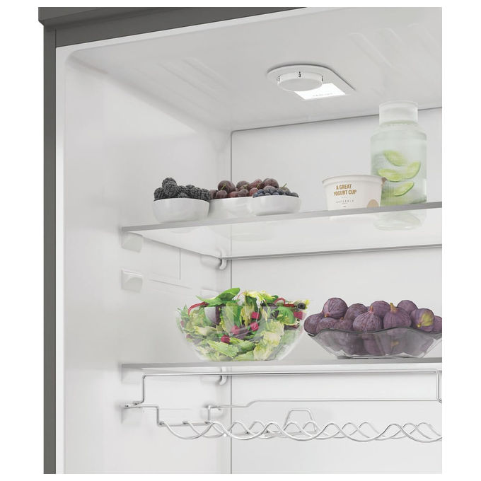 Hotpoint 869993312210 HPMLS 1411 Frigorifero a libera installazione 367 L 171.4 cm Classe E 38 dB Funzione Super Cool (171.4x59.5x70 cm) colore Acciaio inox