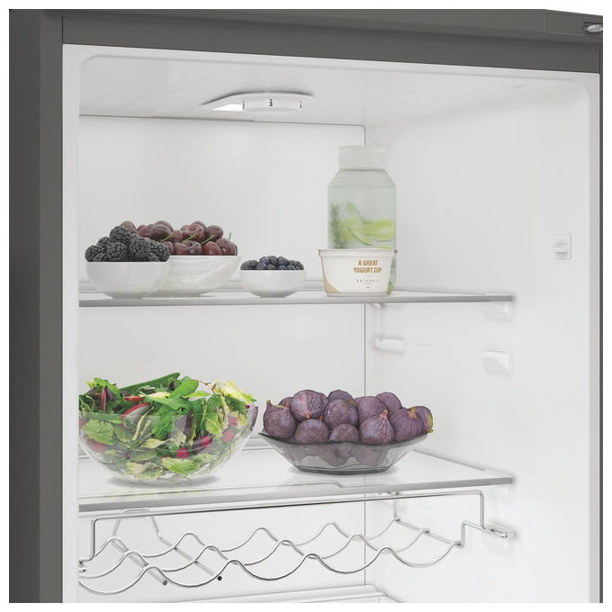 Hotpoint 869993312210 HPMLS 1411 Frigorifero a libera installazione 367 L 171.4 cm Classe E 38 dB Funzione Super Cool (171.4x59.5x70 cm) colore Acciaio inox