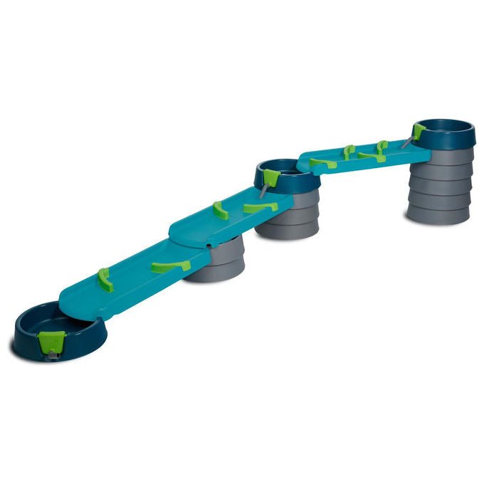 BIG 8700001582 AquaPlay Mudway STREAM Sistema di Gioco con Canali d'Acqua Lunghezza 300 cm colore Blu Grigio